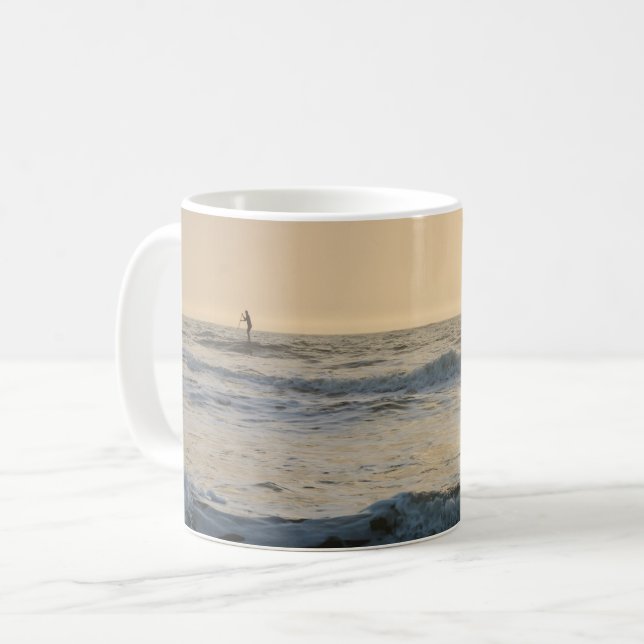 Taza De Café Cocoa Beach Paddleboarding Coffee Mug (Anverso izquierdo)