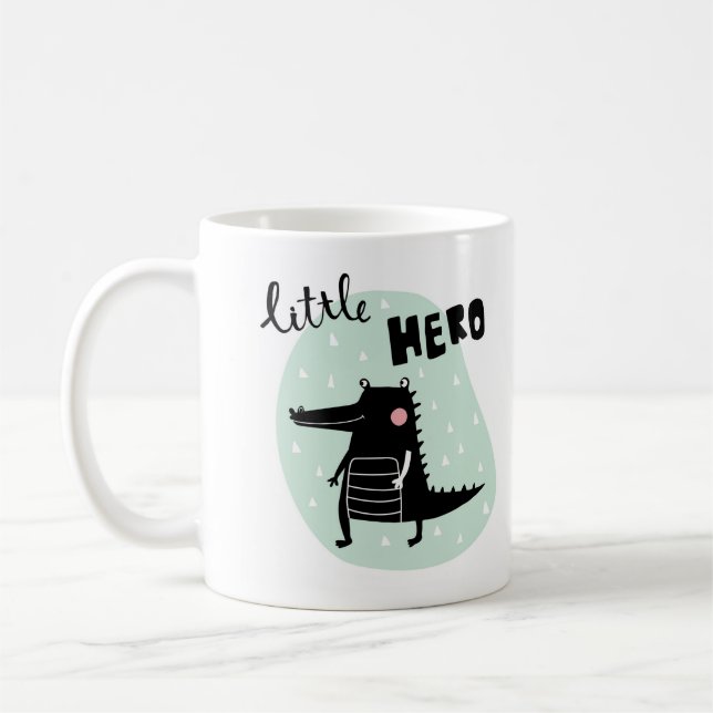Taza De Café Cocodrilo adorable (Izquierda)