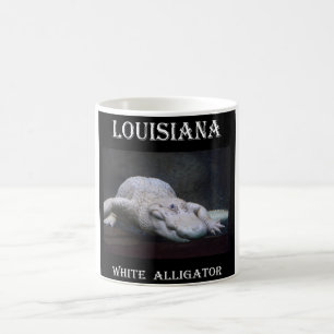 Taza De Café Cocodrilo blanco de Luisiana nuevo