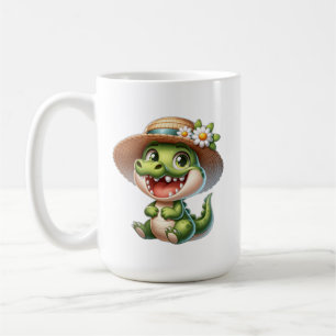 Taza De Café Cocodrilo de bebé lindo