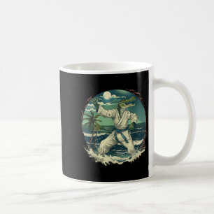 Taza De Café Cocodrilo de Karate Animal Artes Marciales MMA Tae