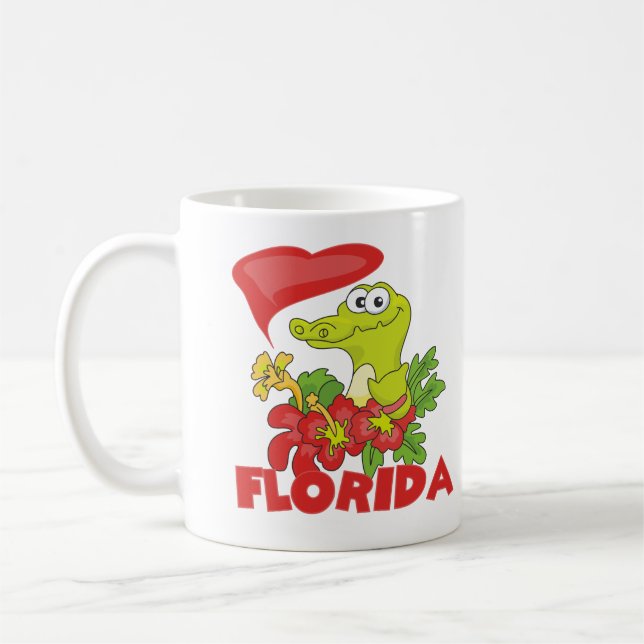 Taza De Café Cocodrilo de la Florida (Izquierda)