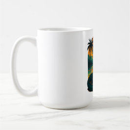 Taza De Café Cocodrilo de verano interminable - Retro