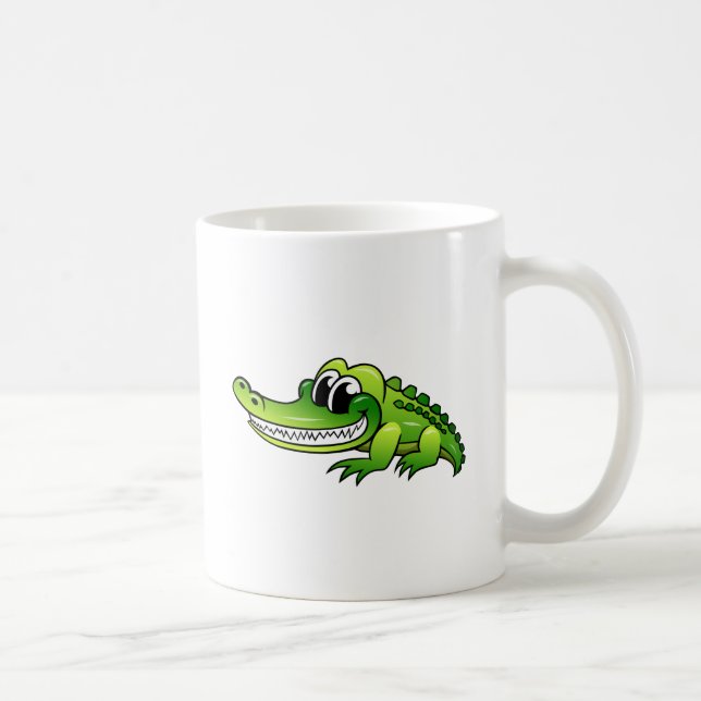 Taza De Café Cocodrilo del dibujo animado (Derecha)