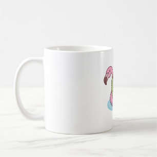 Taza De Café Cocodrilo escalofriante en el suelo de la piscina 