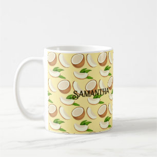 Taza De Café Cocoteros tropicales