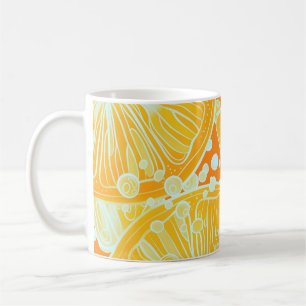 Taza De Café Cóctel de cítricos: Patrón de agua esparcido