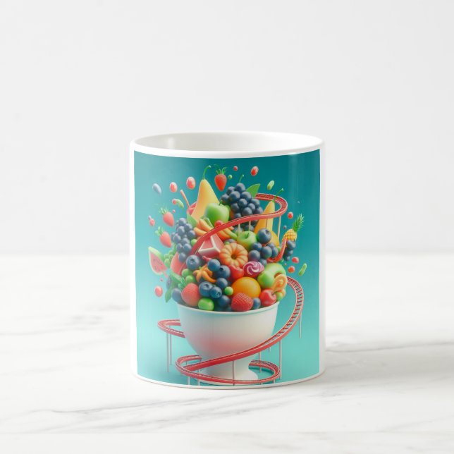 Taza De Café cóctel de fruta