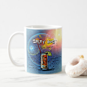 Taza De Café Cóctel de perro salado (#6 de 12 conjuntos de rece