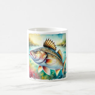 Taza De Café Cod Fish 190724AREF127 - Watercolor