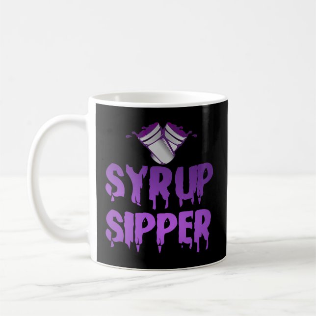 Taza De Café Codeine Lean Sizzurp Purple Drank Tos Jarabe Sipp (Izquierda)