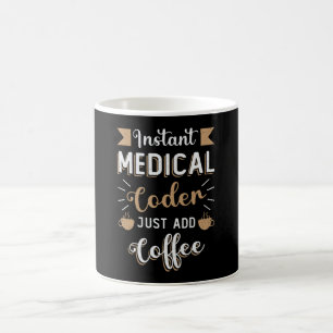 Taza De Café Codificación de café de código médico instantáneo