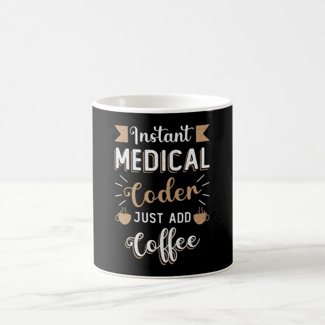 Taza De Café Codificación de café de código médico instantáneo  (Centro)