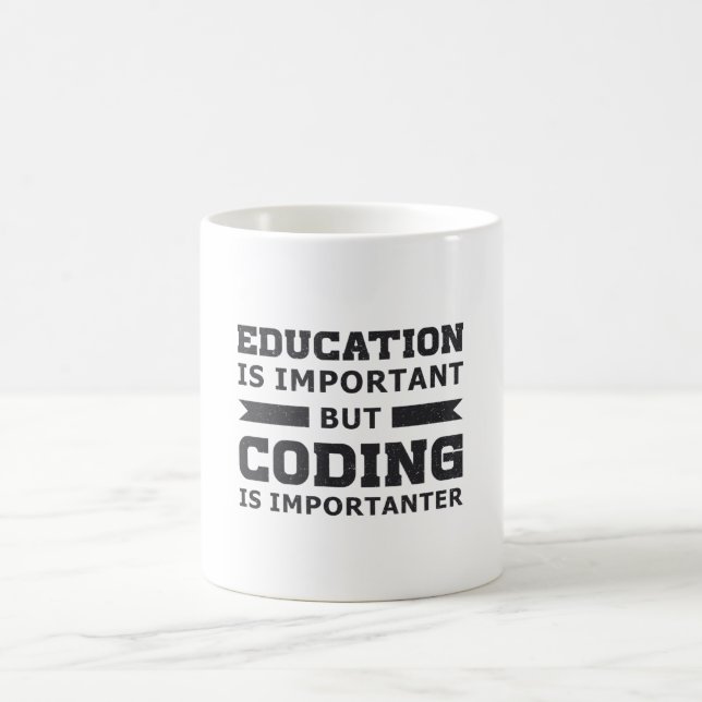 Taza De Café Codificación de código médico es importante progra (Centro)