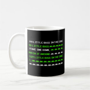 Taza De Café Codificación De Programador 99 Pequeños Errores En
