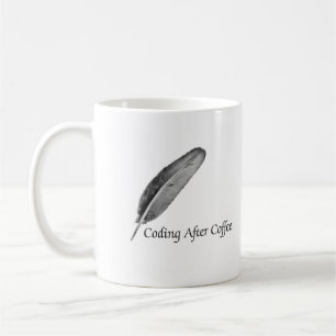 Taza De Café Codificación tras manipulación de programadores de