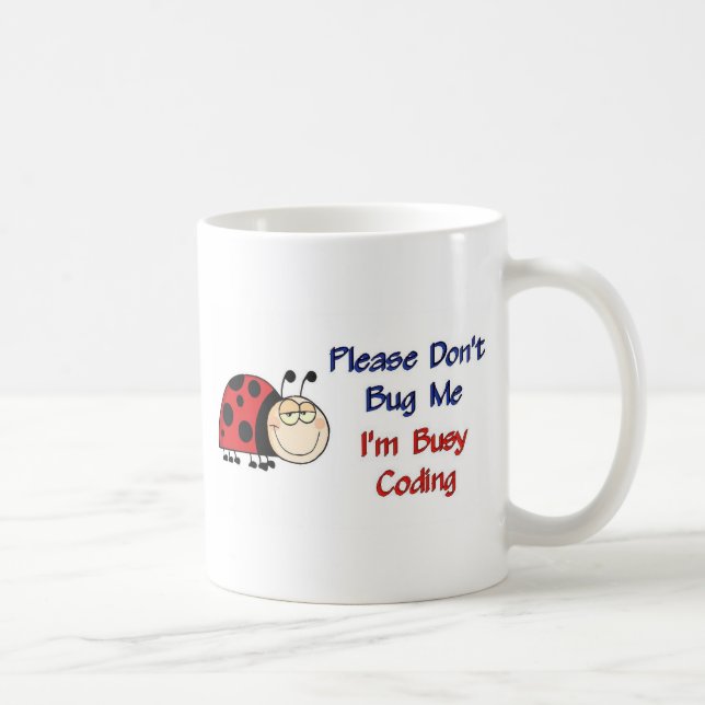 Taza De Café Codificador médico Ladybug-2 (Derecha)