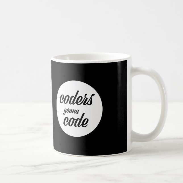 Taza De Café Codificadores que van a cifrar (Derecha)