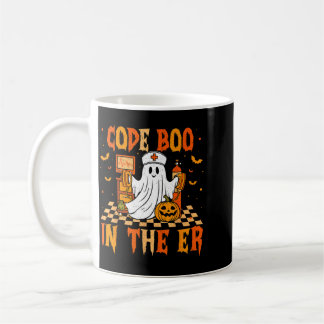 Taza De Café Código Boo En La Urgencia Divertida Enfermera Fant