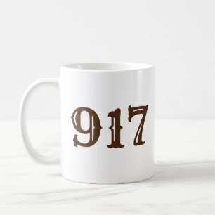 Taza De Café Código de área 917 (Nueva York)