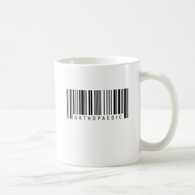Taza De Café Código de barras ortopédico (Derecha)