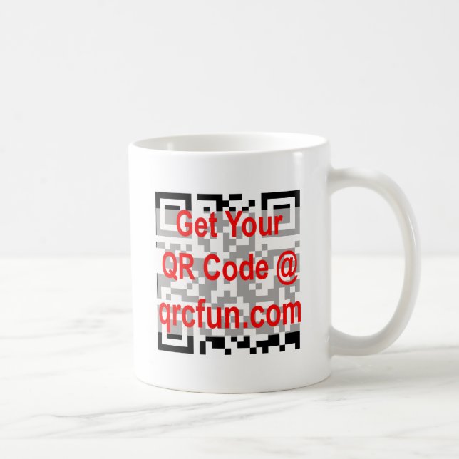 Taza De Café Código de QR (Derecha)