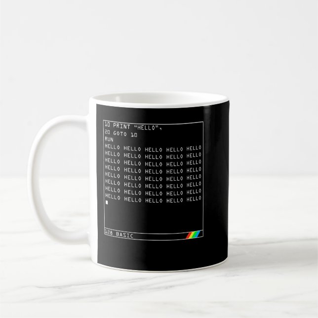 Taza De Café Código geek del espectro ZX Esencial T (Izquierda)