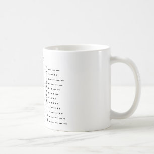 TAZA DE CAFÉ CÓDIGO MORSE
