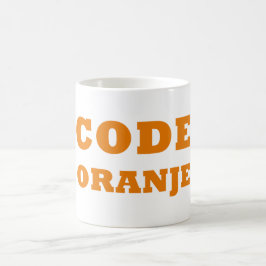 Taza De Café Código Oranje Holandés Orgullo Mug: Sip en el esti