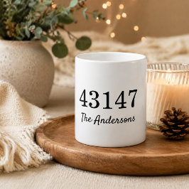 Taza De Café Código Postal Angustiado