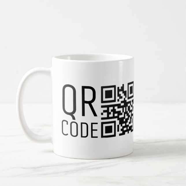 Taza De Café Código Qr (Izquierda)