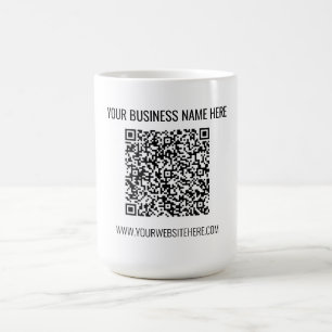 Taza De Café Código QR y texto Personalizado Mug especial profe