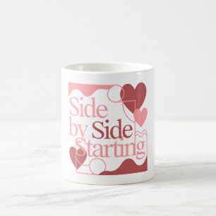 Taza De Café Codo a Codo, Empezando – Frase del Día de San Vale