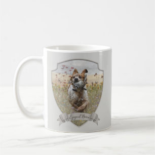 Taza De Café codorniz de caza bretona española, arte