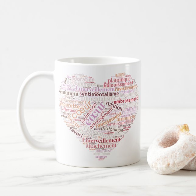 Taza De Café coeur (Con donut)