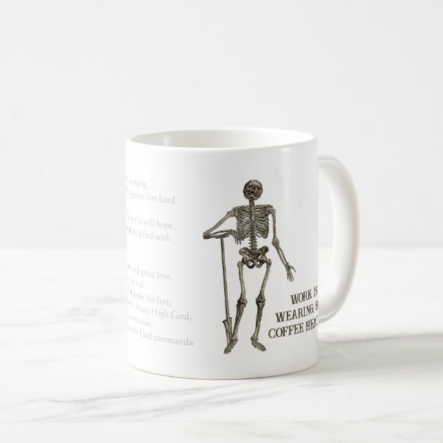 Taza De Café Cofee de trabajo duro Mug (Anverso derecho)