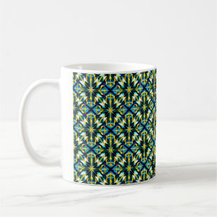 Taza De Café Coffe Mug con patrón geométrico