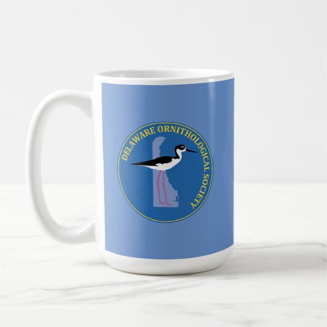 Taza De Café Coffe Mug para la Sociedad Ornitológica Delaware (Izquierda)
