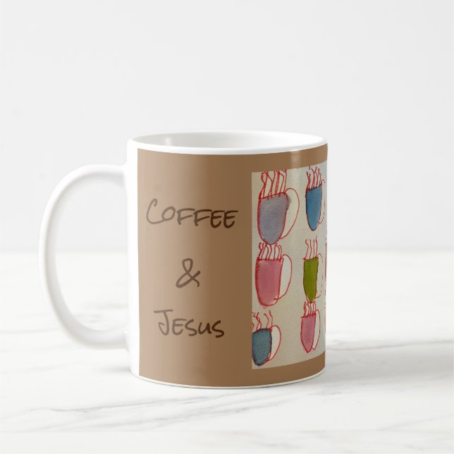 Taza De Café Coffee and Jesus mug (Izquierda)