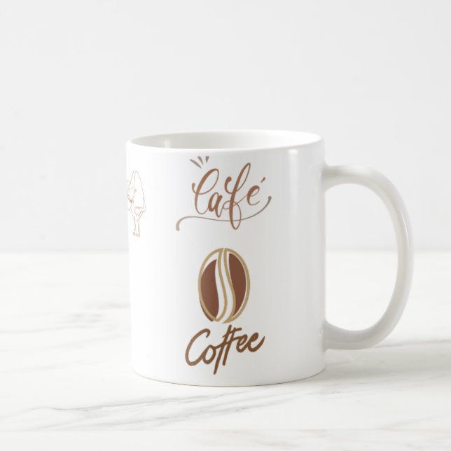 Taza De Café Coffee Bean Bliss Mug (Derecha)