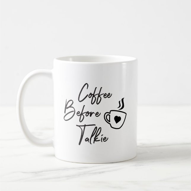 Taza De Café Coffee before talkie (Izquierda)