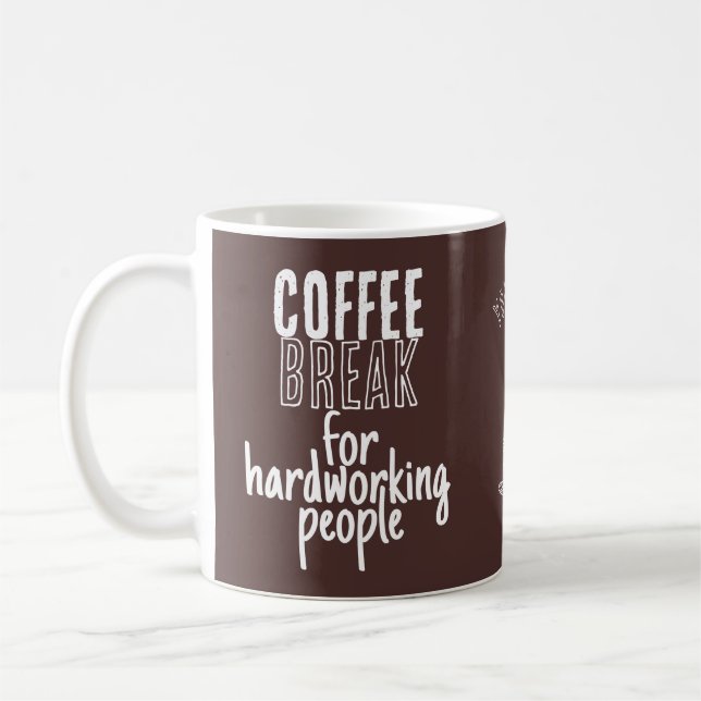 Taza De Café Coffee Break – Great Ideas – Espresso Brown (Izquierda)