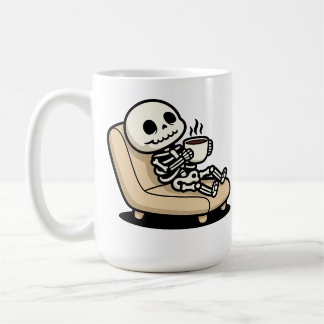Taza De Café Coffee Break – Grim Reaper Dark Humor Coffee (Izquierda)