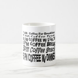 Taza De Café Coffee Break Schedule Coffee Mug