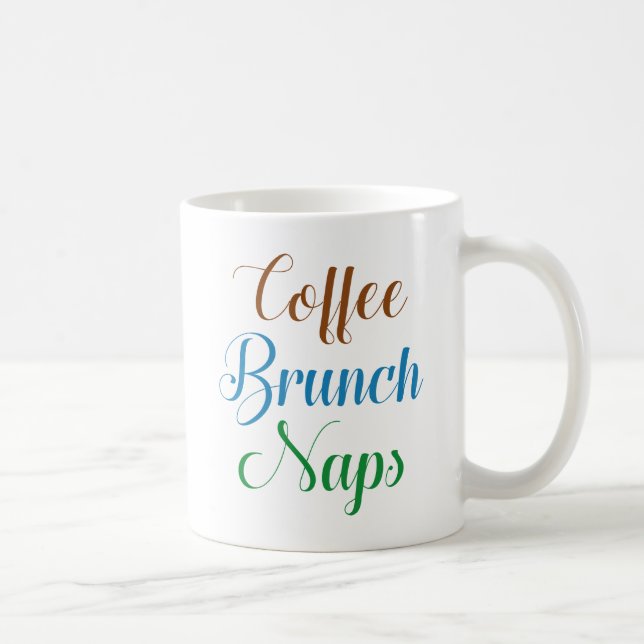 Taza De Café Coffee Brunch Naps (Derecha)