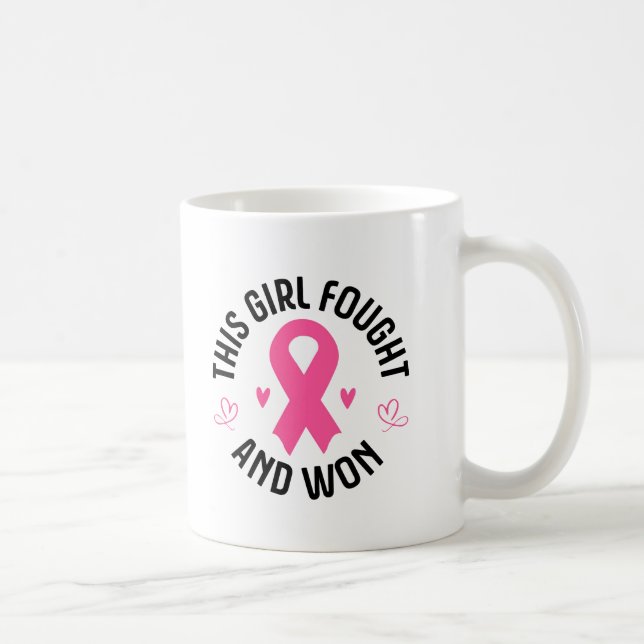 Taza De Café Coffee cerámico Cáncer de Mama-Mug (Derecha)