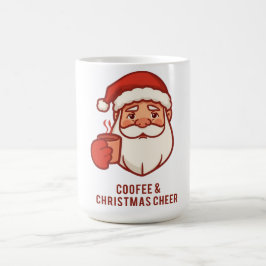 Taza De Café Coffee & Christmas Cheer Santa Mug