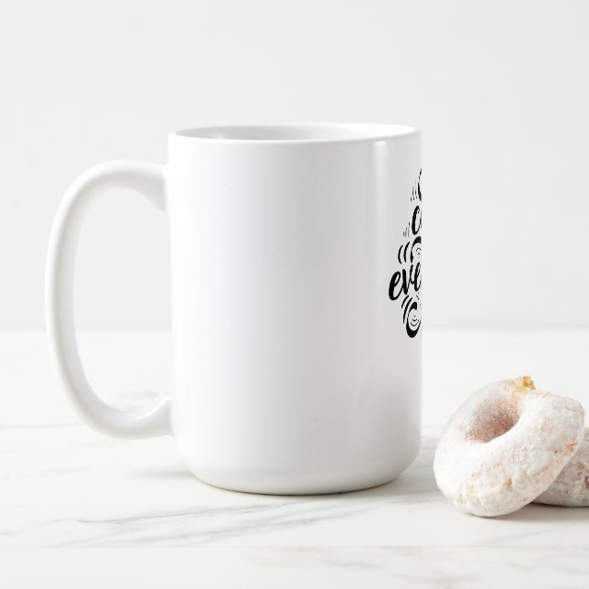 Taza De Café Coffee Creativity Motivation Quote Typography  (Con donut)