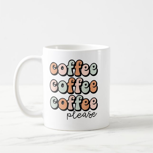 Taza De Café Coffee divertido para mujeres Cafeína Café Café Ca (Izquierda)