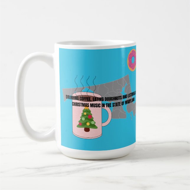 Taza De Café Coffee, Donuts and Christmas Music in Maryland  (Izquierda)